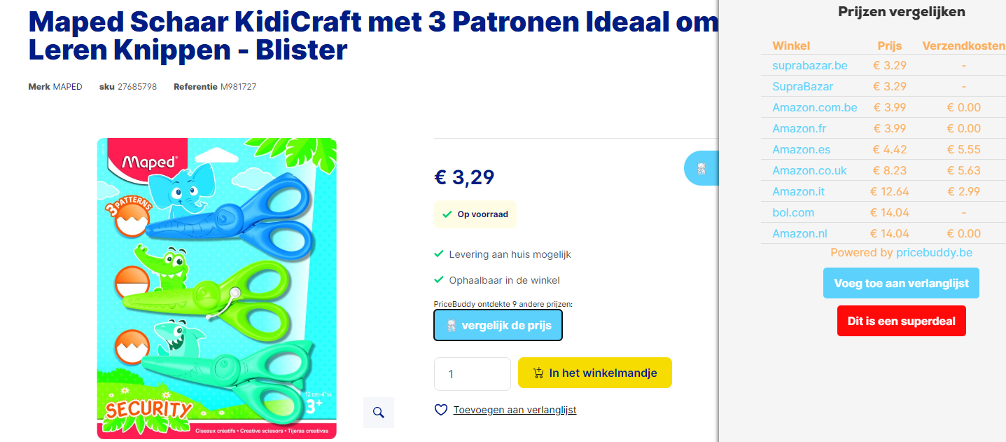 Maped scharen - 3 patronen